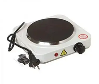 Електроплита дискова переносна електрична Плита настільна 1 комфорка Hot Plate плита 1000 W qwr
