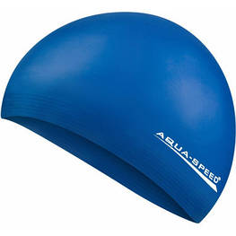 Шапка для плавання Aqua Speed Soft Latex 122-02 5725 темно-синій Уні OSFM (5908217657251) - оригінал