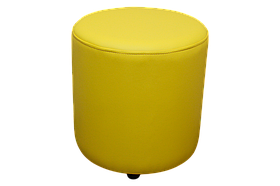 Пуф BNB Сонце (Циліндр). Жовтий колір (2240). Для очікування, офісу, дитячого садка