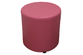 Пуф BNB Сонце (Циліндр). Рожевий колір (2237). Для очікування, офісу, дитячого садка