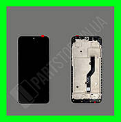 Дисплей ZTE Blade A5 2020 із сенсором та рамкою, чорний (оригінальні комплектуючі)