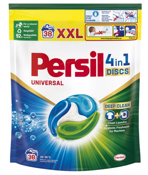 Капсули для прання Persil диски Універсал 4в1 1шт*25г ціна за 1шт (9000101566529)