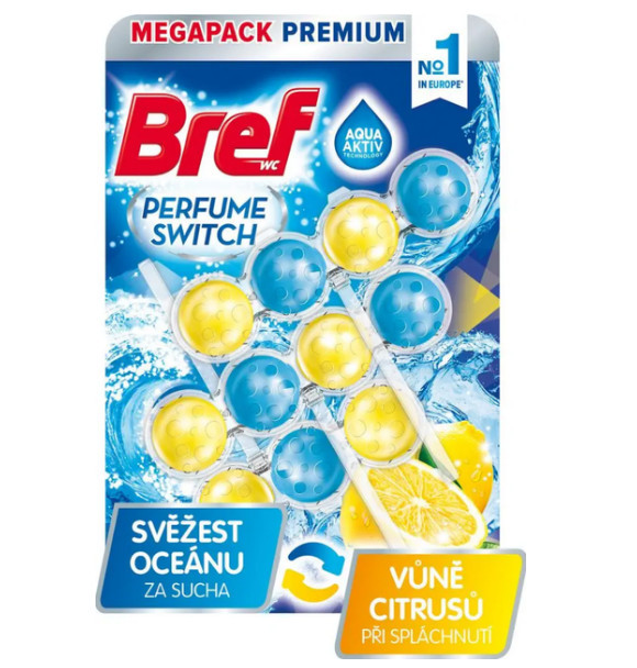 Освіжувач BREF 3*50г (3*4кульки) Perfume Switch (Marine+Citrus) (9000101329537)