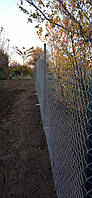 Встановлення огорожі з сітки рабиці