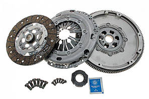 Комплект зчеплення Volkswagen T5 1.9TDI 03-09 (62kw 63kw 75kw 77kw) з маховиком (Sachs 2290601059)