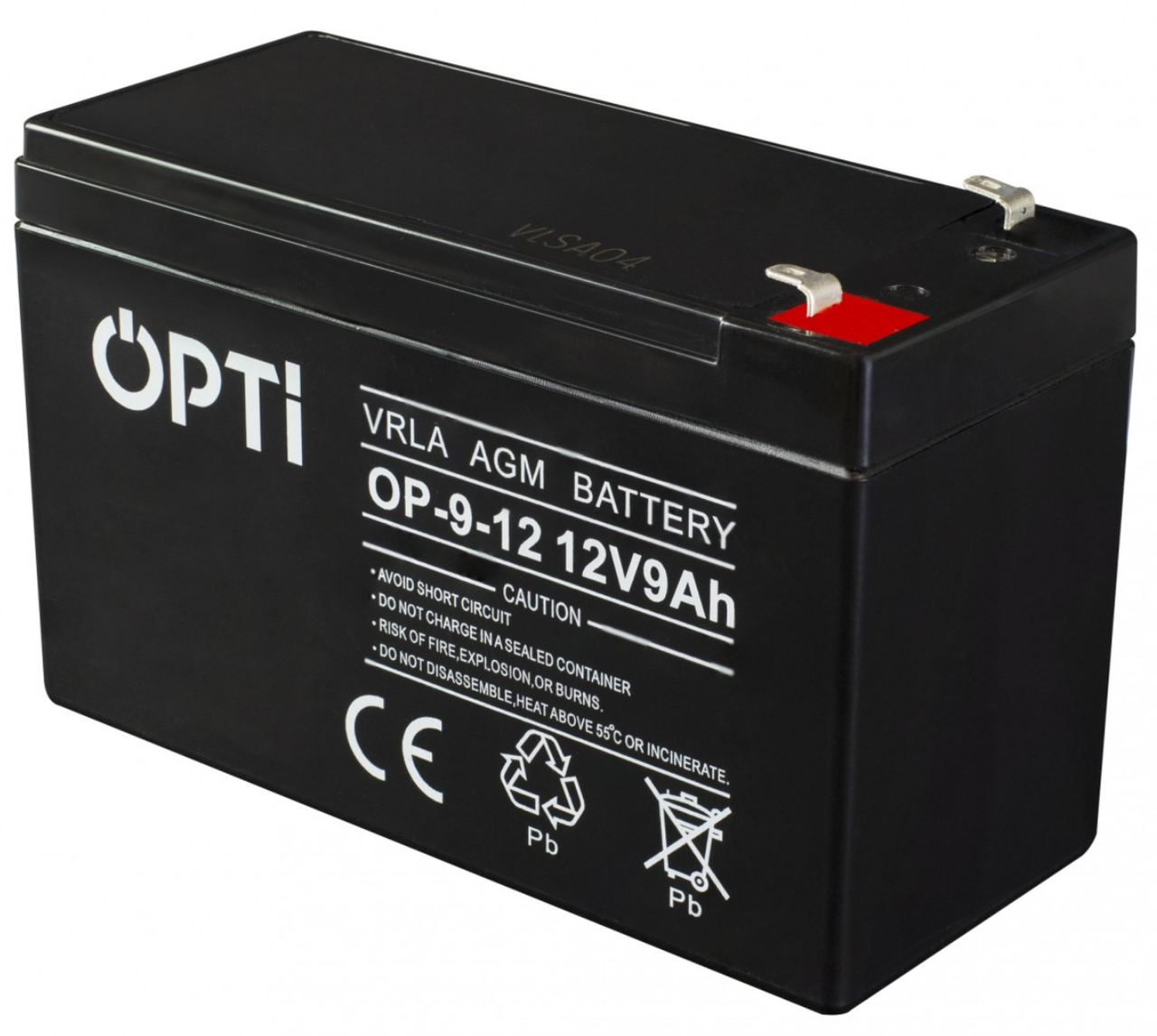 Маленький акумулятор VOLT OPTI AGM 9Ah 12V (6AKUV009AG)
