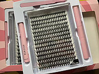 Набір для самостійного нарощування вій пучками самій собі. клей, ремувер, 280 пучків