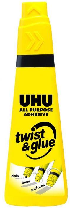 Клей UHU універсальний з розчинником twist & glue