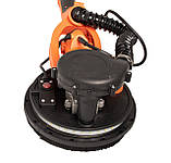 Шліфувальна машина для стін і стелі з пилососом, 1200 Вт, 225 мм, Wolfson, фото 3