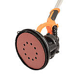 Шліфувальна машина для стін і стелі з пилососом, 1200 Вт, 225 мм, Wolfson, фото 4