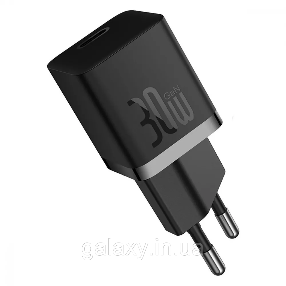 Зарядний пристрій Baseus 1Type-C 30W GaN5 Mini Fast Charger CCGN070401, фото 1