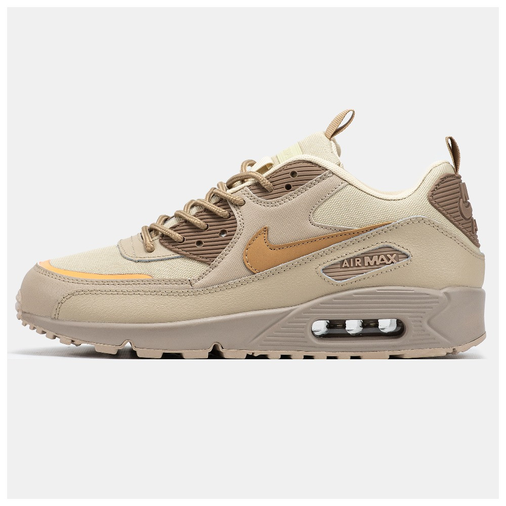 Чоловічі кросівки Nike Air Max 90 Cordura Surplus Beige, бежеві шкіряні кросівки найк аір макс 90 кордура