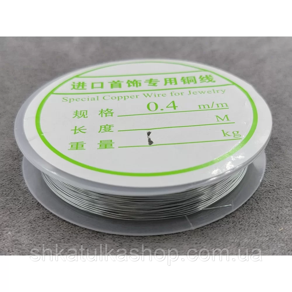 Дріт металевий 0,4мм, 10м, фото 1