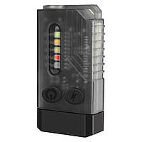 Boruit V10 Ліхтарик, ультрафіолетове UV,біле та червоне світло,потужний міні ліхтар чорний