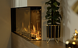 Електрокамін тристоронній Dimplex Ignite Bold 50 (BXLF50) з обігрівом, дровами, кристалами скла, кольорами полумʼя та підсвіткою, фото 8