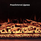 Електрокамін з обігрівом Royal Goodfire Lite 33 (EF33B), з дровами, кольорове полумʼя, фото 7