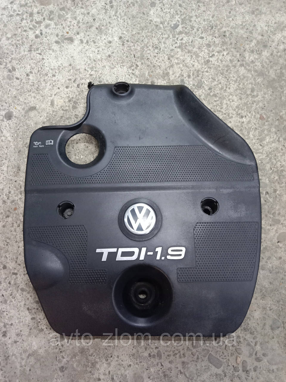 Декоративна кришка двигуна Volkswagen Golf 4, Гольф 4 1.9TDI. 038103935 A+B., фото 1