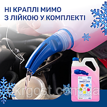 Очищувач скла Зимовий Фазеліс Premium Яблуко -20 °С 4 л, фото 3