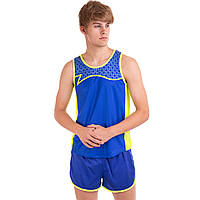 Форма для легкой атлетики мужская майка и шорты LIDONG LD-T905 размер M цвет синий