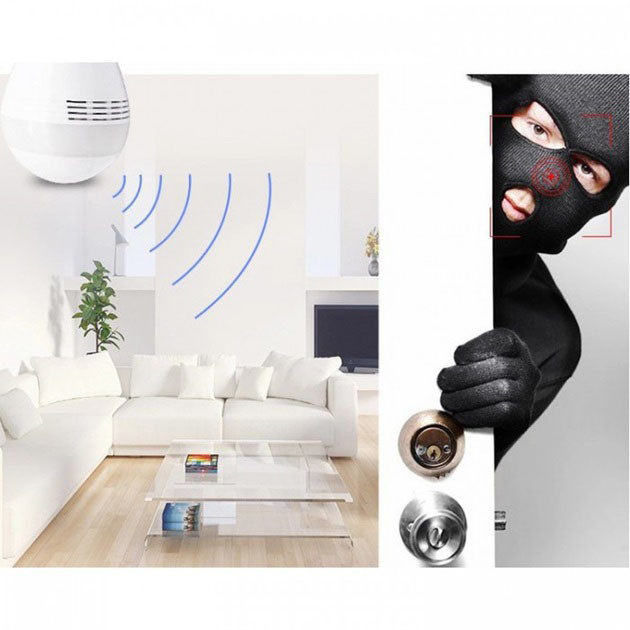 Вуличні камери для дому SMART+DVR, Відеоспостереження для вулиці, Купольна камера ip wifi VP-59, фото 1