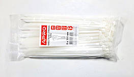 Хомут пластиковий APRO 8x300мм білий (100шт) - оригінал