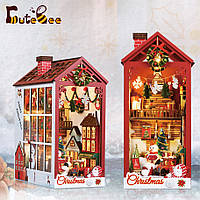 Ляльковий будиночок великий. Новорічний будинок для ляльок. Ігровий будиночок для дівчаток і хлопчиків із меблями