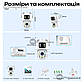 Вулична ip камера відеоспостереження IP WiFi 4 Мп подвійна поворотна з віддаленим доступом з передачею на телефон, фото 3