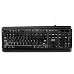 Клавіатура мембранна провідна usb 2E KS120 EN/UK black