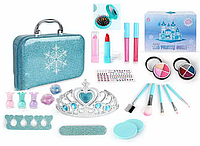 Набір дитячої декоративної косметики тіні, лак, помада, корона 2605W-JY2405 у сумочці від 3х років