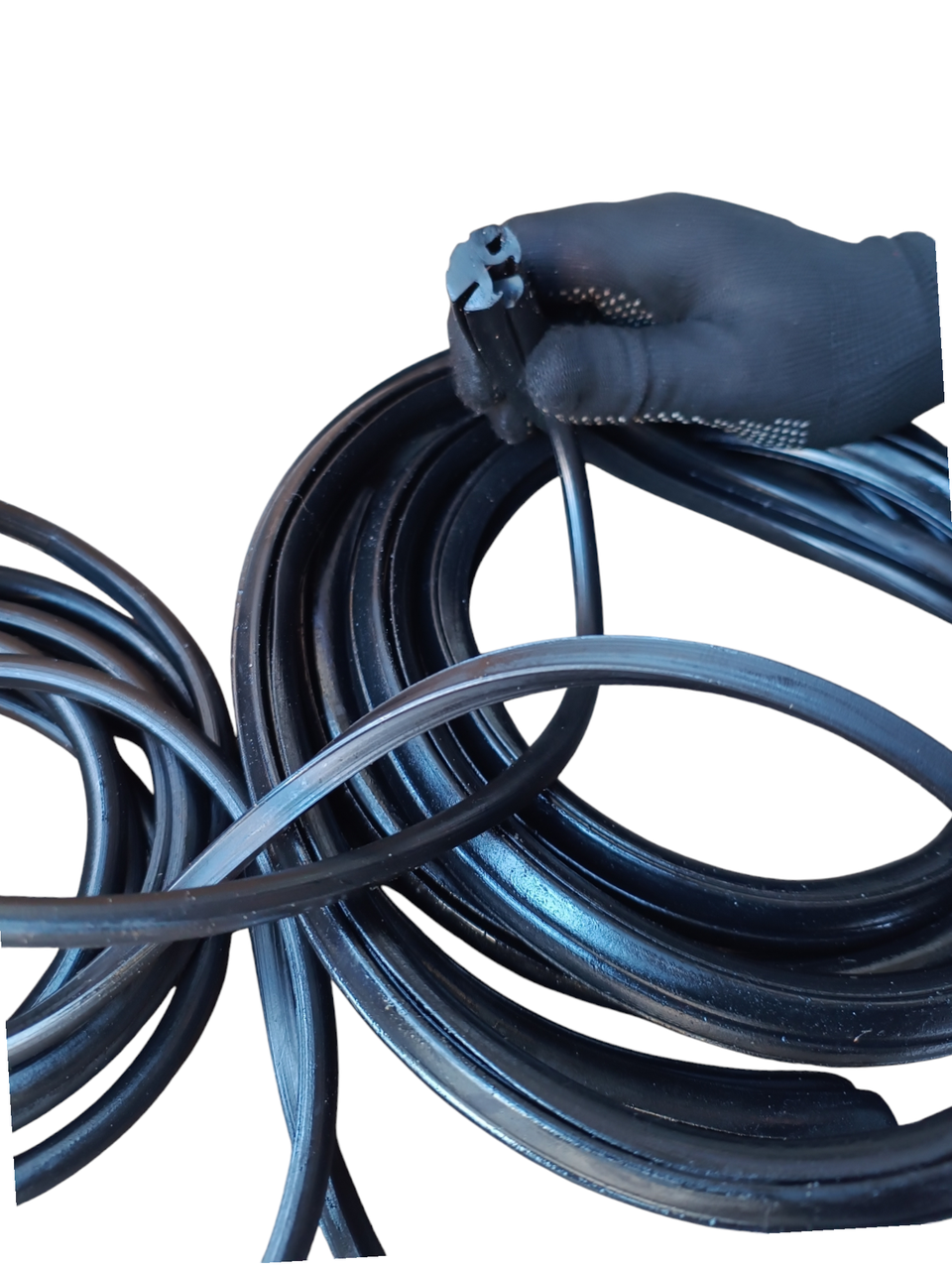 Ущільнювач скла із замком НТ9+НТ8 1м МТЗ МК, ЮМЗ-6 МК, Т-150, Т-40,Т-16, фото 1