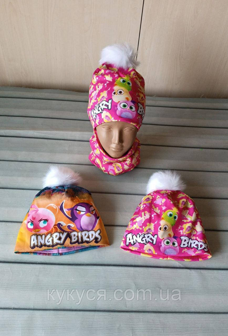 Шапка Злые птички angry
