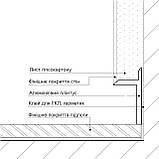 Накладний алюмінієвий плінтус, LED, Анодований, висота 15 мм, фото 3