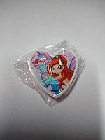 Ластик стиральна гумка сердечком Winx Вінкс розмір 4 см — 4 смLAS3 1 Вересня