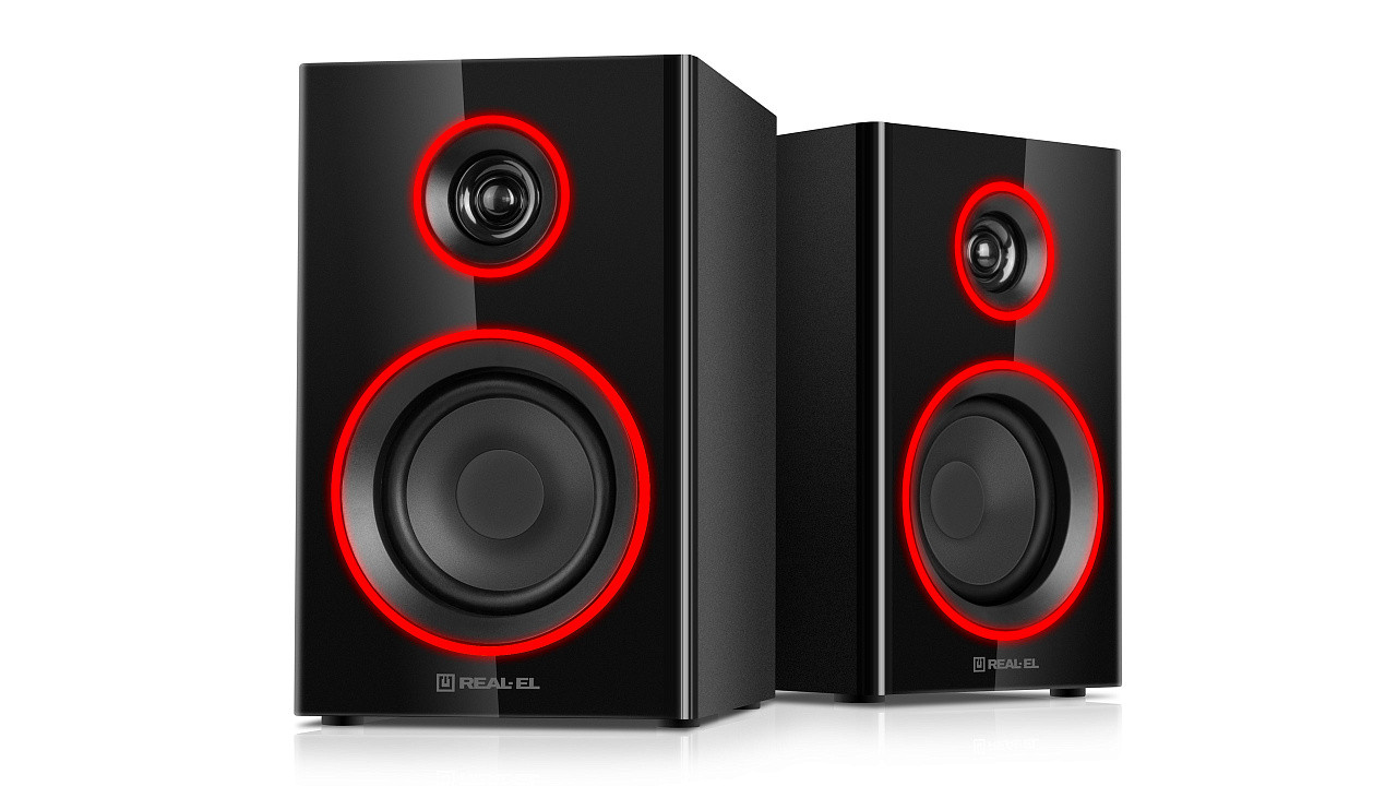 Акустична система REAL-EL S-410 Black Чорний DS