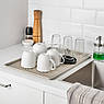 Лоток для сушіння посуду IKEA VÄLVÅRDAD 52x35 см Бежевий 004.301.42, фото 2