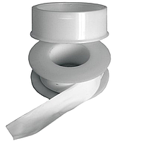 Фум стрічка тефлонова ущільнювальна для нарізних з'єднань біла P.T.F.E 1/2 12 мм×10 м Go-Plast (Італія)