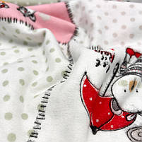 Фланель печворк у рожевих тонах 240 см, фото 2