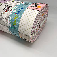 Фланель печворк у рожевих тонах 240 см, фото 4