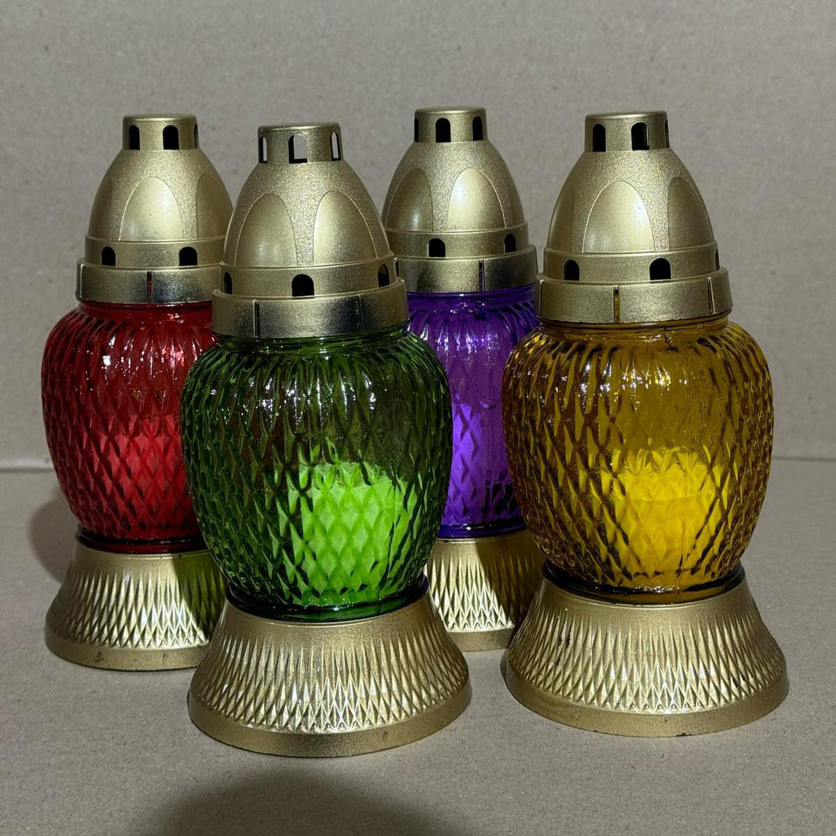 Лампадка скляна 12 год. (18 см.) 1/16 (351), фото 1