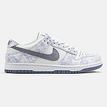 Жіночі Кросівки Nike SB Dunk Low Purple Pulse Blue / Найк СБ Данк Пульс Низькі Блакитні з Білим та Фіолетовим, фото 3