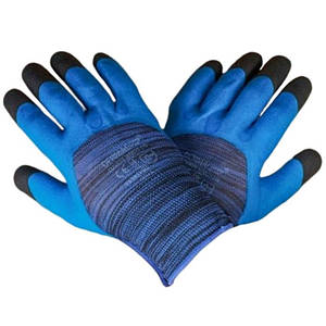 Рукавиці "Стрейч" покриті піною, зелені 1/12/120