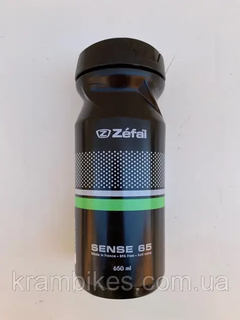 Фляга велосипедна Zefal  Sense (155G) M65 650мл Чорна