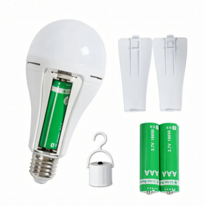 Лампа акумуляторна ZZ-35 E27 з 2 акумуляторами (800*2) та гачком 20W