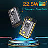 Power bank  PX152D 10000 mAh 22.5W PD+Super Fash charge (реальна ємність), фото 5