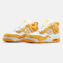 Чоловічі Кросівки Nike Air Jordan Retro 4 x Louis Vuitton Yellow / Найк Аїр Джордан Ретро 4 Луї Віттон Жовті, фото 5