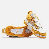 Чоловічі Кросівки Nike Air Jordan Retro 4 x Louis Vuitton Yellow / Найк Аїр Джордан Ретро 4 Луї Віттон Жовті, фото 6