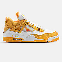 Чоловічі Кросівки Nike Air Jordan Retro 4 x Louis Vuitton Yellow / Найк Аїр Джордан Ретро 4 Луї Віттон Жовті, фото 3