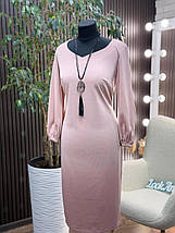 Елегантна жіноча сукня, тканина "Трикотаж" 50, 52, 54, 56 розмір 50, фото 3