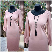 Елегантна жіноча сукня, тканина "Трикотаж" 50, 52, 54, 56 розмір 50, фото 4