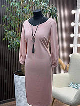 Елегантна жіноча сукня, тканина "Трикотаж" 50, 52, 54, 56 розмір 50, фото 5